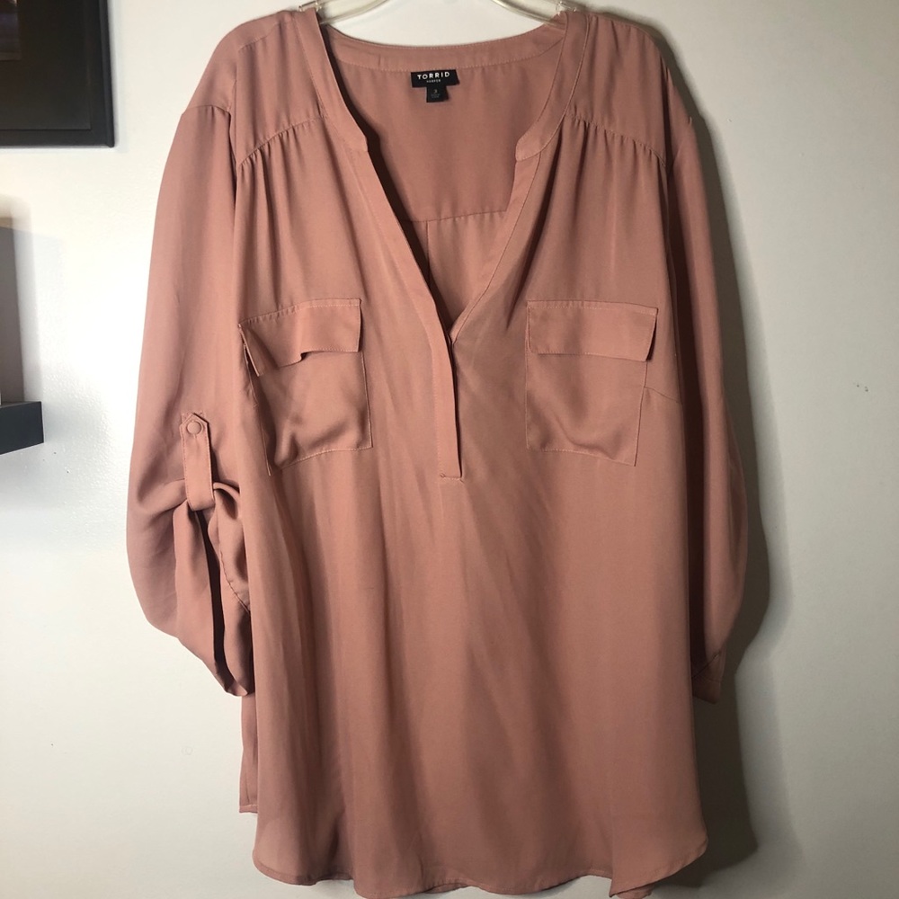 Mauve blouse